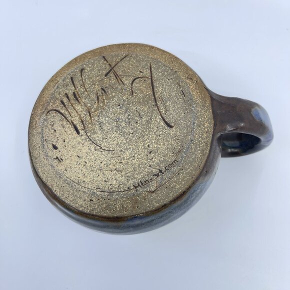 handcrafted mountain arts pottery ceramic moose soup mug 24oz capacity - Picture 6 of 6